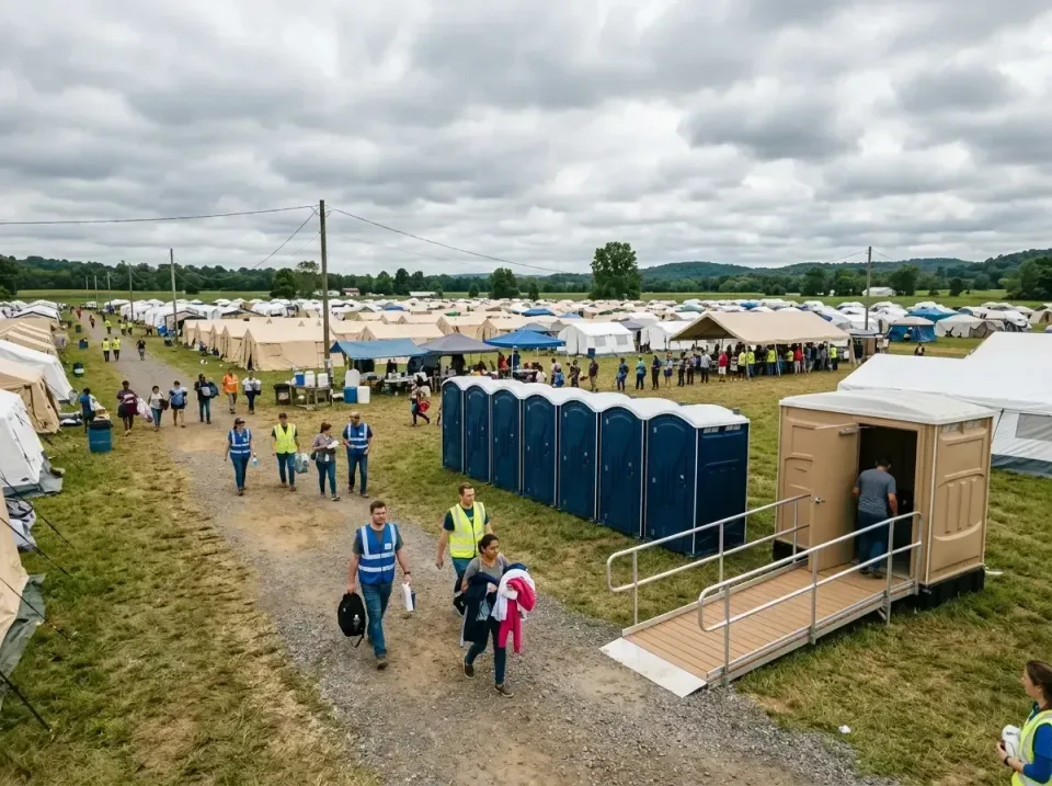 disaster-relief-camp-restrooms-010 — frequently asked questions, Dumpster & Portable Bathrooms Rental in Homedale, ID